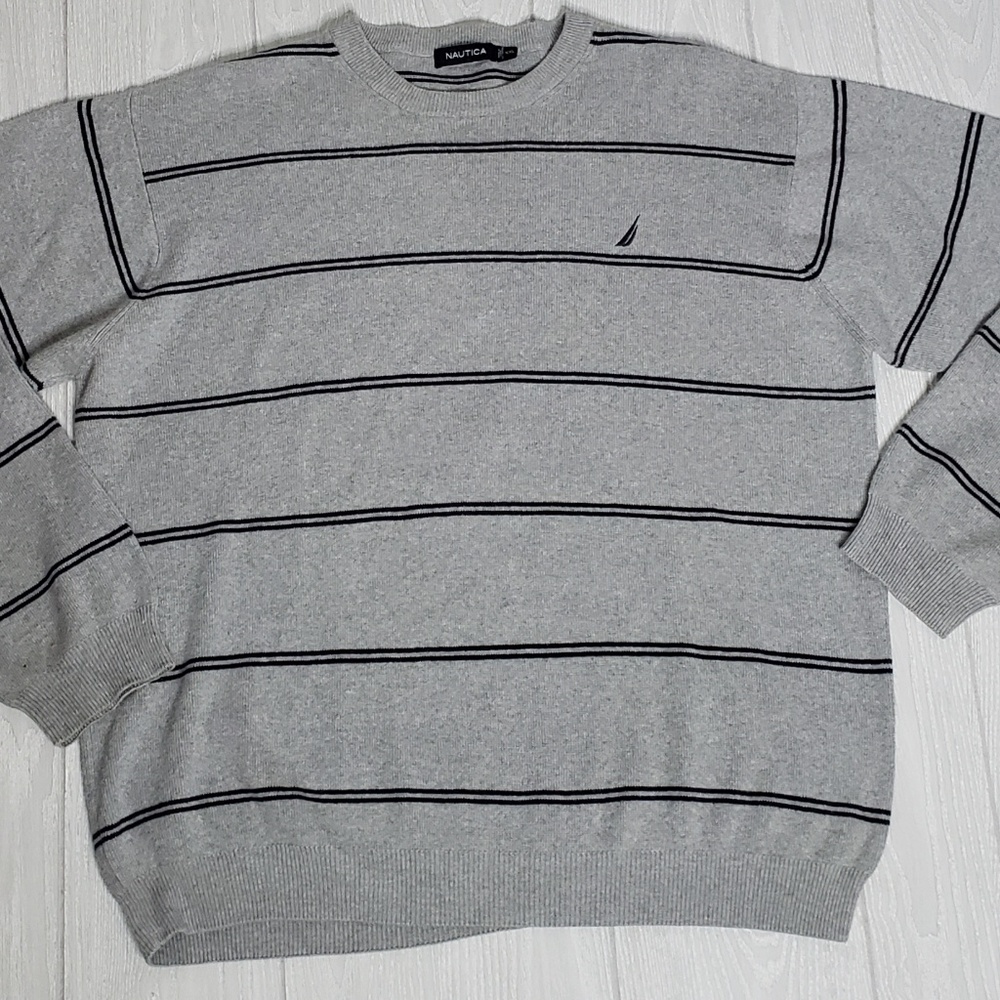 Nautica Mens Crew Neck Sweater, Size XXL